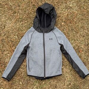 Under Armour Kids Black and Gray Raincoat